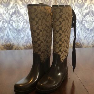 Coach Tristee Rain Boots